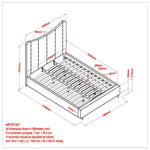 Elite 78" King Platform Bed