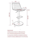 Spark Adjustable Air-Lift Stool (Set of 2)
