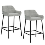 Serendipity 26" Velvet Counter Stool (Set of 2)