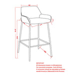 Serendipity 26" PU Counter Stool (Set of 2)