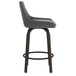 Dynamism 26" Velvet Swivel Stool (Set of 2)