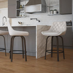 Dynamism 26" PU Swivel Stool (Set of 2)