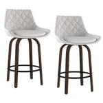 Dynamism 26" PU Swivel Stool (Set of 2)