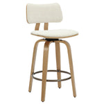 Pinnacle 26" Fabric Swivel Counter Stool
