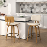 Pinnacle 26" Fabric Swivel Counter Stool