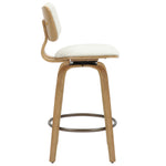 Pinnacle 26" Fabric Swivel Counter Stool