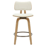 Pinnacle 26" Fabric Swivel Counter Stool