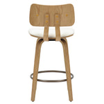 Pinnacle 26" Fabric Swivel Counter Stool