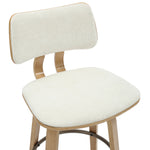 Pinnacle 26" Fabric Swivel Counter Stool