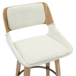 Halo 26" Fabric Swivel Counter Stool