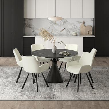 Crescent/Harmony Seven-Piece Dining Set