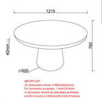 Opulence/Kismet Five-Piece Dining Set