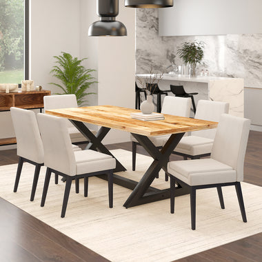 Onyx/Crescendo Seven-Piece Dining Set