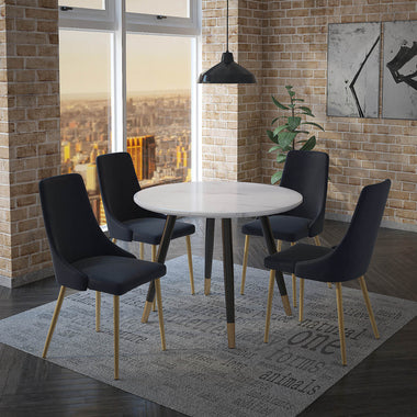 Echo/Ethereal Five-Piece Dining Set