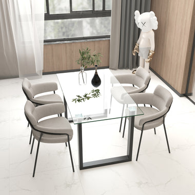 Finesse/Vector Five-Piece Dining Set