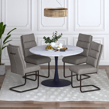 Zircon/Bastion Five-Piece Dining Set
