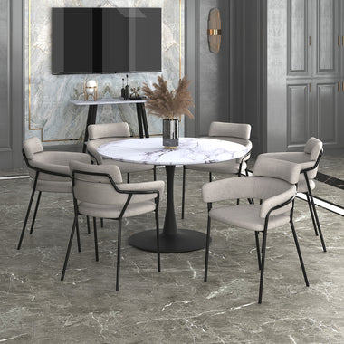 Zircon/Vector Seven-Piece Dining Set