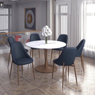 Zircon/Monarch Seven-Piece Dining Set