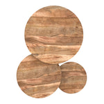 Dominion Three-Piece Round Coffee Table Set