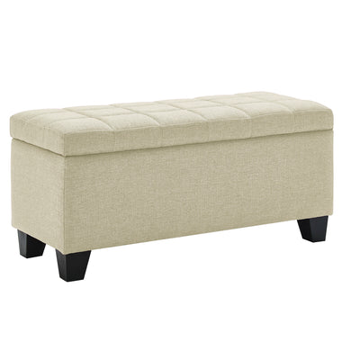Lavender Storage Ottoman Bench