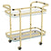 Quartz Two-Tier Bar Cart