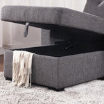 Noble 93.5" Sofa Bed with Storage