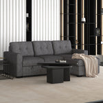 Titan 93.25" Sofa Bed with Storage