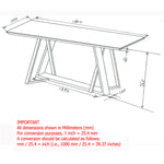 Phantom Rectangular Dining Table