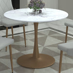 Zircon 40" Round Pedestal Dining Table