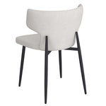 Ebony Fabric Dining Chair (Set of 2)