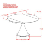 Crescent/Siren Seven-Piece Dining Set