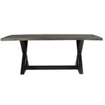 Onyx/Sterling Seven-Piece Dining Set