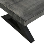 Onyx/Sterling Seven-Piece Dining Set