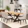 Onyx/Crescendo Seven-Piece Dining Set