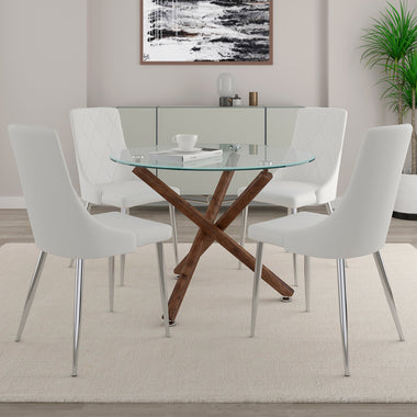 Vesta/Dior Five-Piece Dining Set