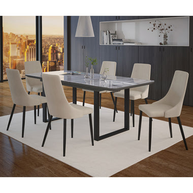 Gallant/Versailles Seven-Piece Dining Set