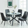 Silhouette/Sterling Five-Piece Dining Set