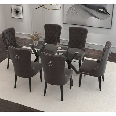 Shadow/Prism Seven-Piece Dining Set