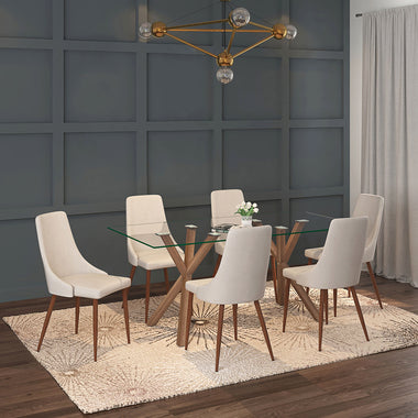 Shadow/Nova Seven-Piece Dining Set