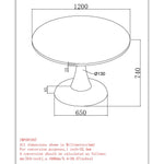 Zircon/Zeal Seven-Piece Dining Set