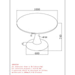 Zircon/Kensington Five-Piece Dining Set