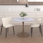 Zircon/Ebony Three-Piece Dining Set