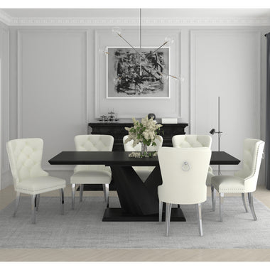 Noir/Haven Seven-Piece Dining Set
