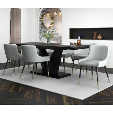 Noir/Xenia Seven-Piece Dining Set