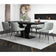 Noir/Xenia Seven-Piece Dining Set