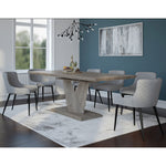 Noir/Blanco Seven-Piece Dining Set