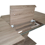 Noir/Sterling Seven-Piece Dining Set
