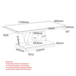 Raven Rectangular Coffee Table