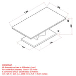 Majestic Rectangular Coffee Table