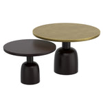 Amour Two-Piece Round Coffee Table Set